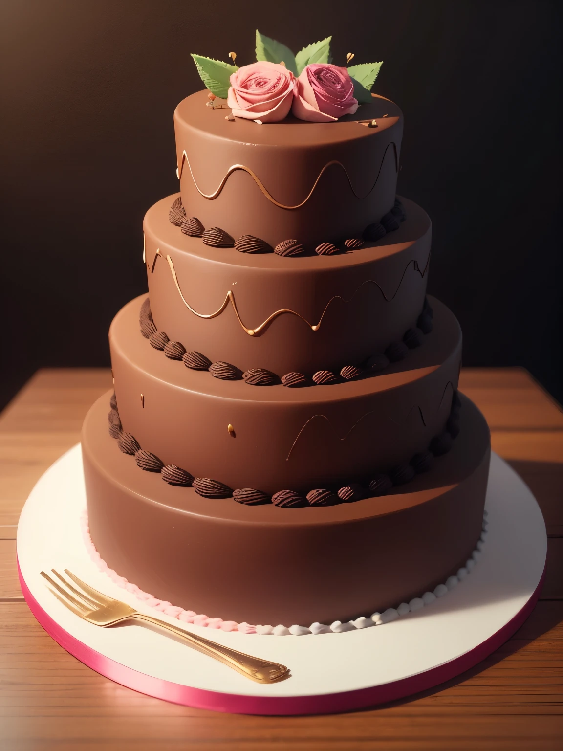 cake design, ultra detailed, high quality, 8k resolution