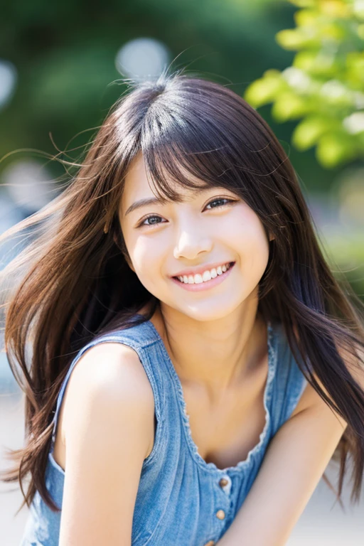 beautiful girl　Japanese　smile