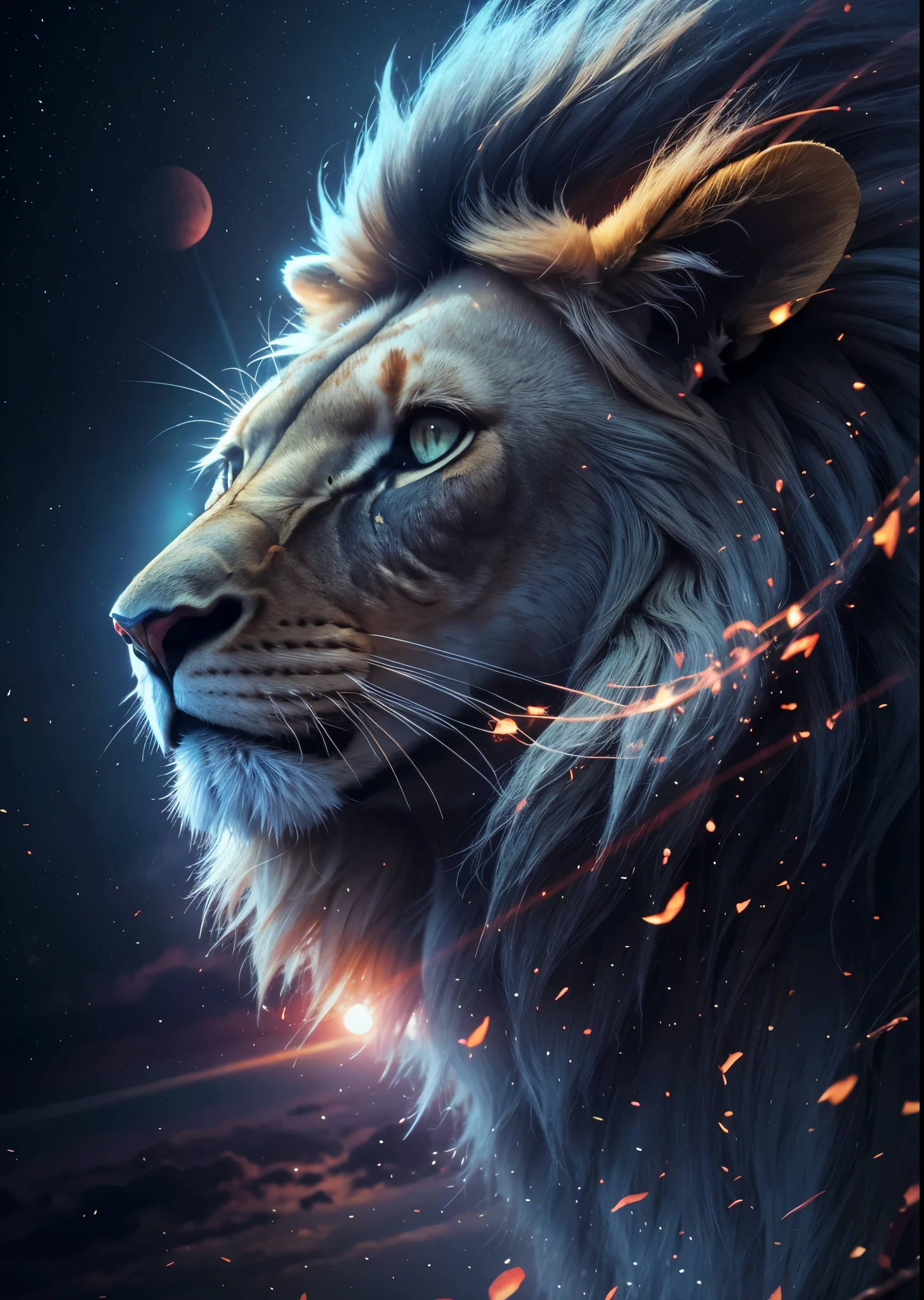 lion, Divine lion, naturais, Natureza, Natureza, Linda, Rendering, Fotorrealista, UltraHigh definition, 4K, texturasdetalhadas, Thunder, sombras detalhadas, cores detalhadas, por do sol, sol se pondo, sunset, Natureza Linda, Grande Divino, por do sol, contraste detalhado, Contraste realista, high resolution, cores detalhadas, fogo, eletricidade, divina criatura, 8k, Realista detalhado, 16K, 8k, High definition, contraste detalhado, Contraste realista, high resolution, cores detalhadas, fogo, eletricidade, divina criatura, 8k, Realista detalhado, elegante,