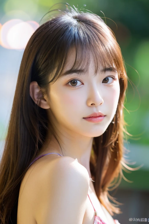 Real、highest quality、girl、Beautiful woman、High resolution、Natural Skin、Portrait、looking at the camera、Photo_Light、{{}}、Ulzzang-6500-v1.1:0.8. Look forward to it