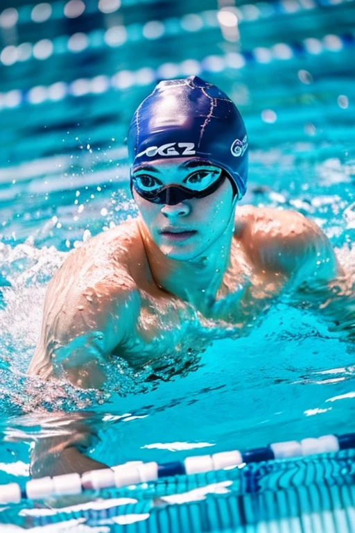 male　Age 20　swimming