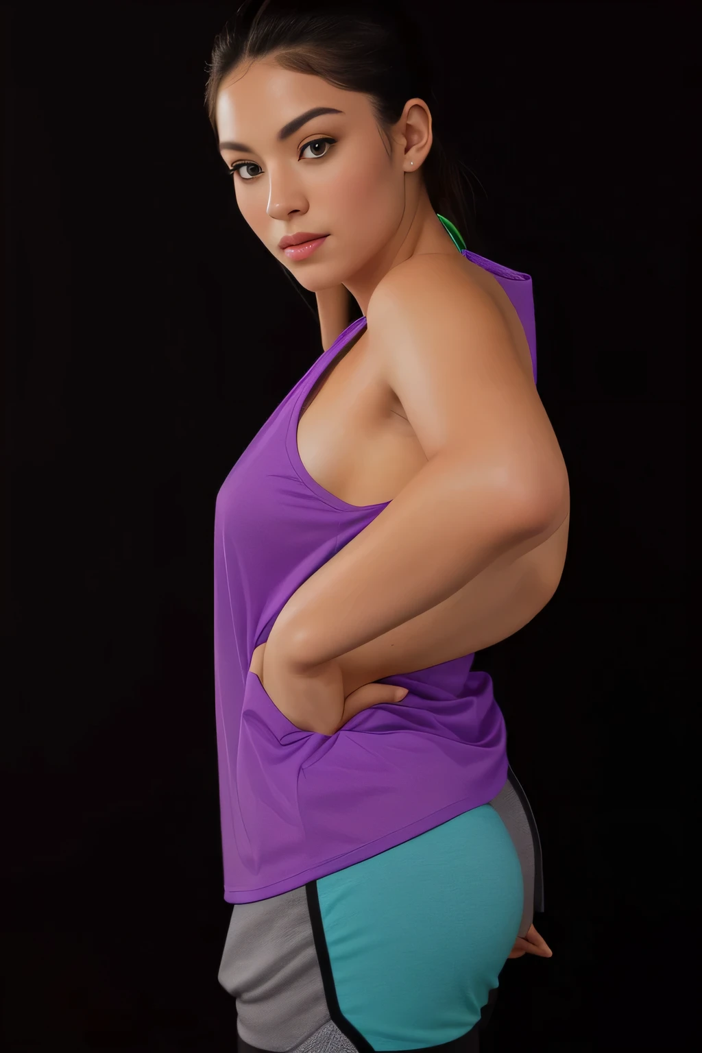 Masterpiece, Best quality,, (photorealistic1.4), (UHD), (epiCRealLife), (flashphoto),, (photorealistic1.4), (Keira Knightley), (outdoor), (big breasts), (cleavage), (samui costume), (Keira Knightley in a Japanese Garden), (night time), (beautiful landscape), (blonde hair), (samui black kimono, vambraces), (samui white waist guard),(cowboy shots), (Keira Knightley look at viewers), (samui, blue eyes, short hair, bangs, blunt bangs, fishnets, dress, grey dress, skirt, grey skirt, close up