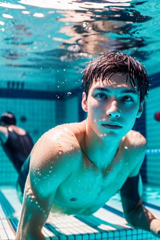 male Age 15 Swimming