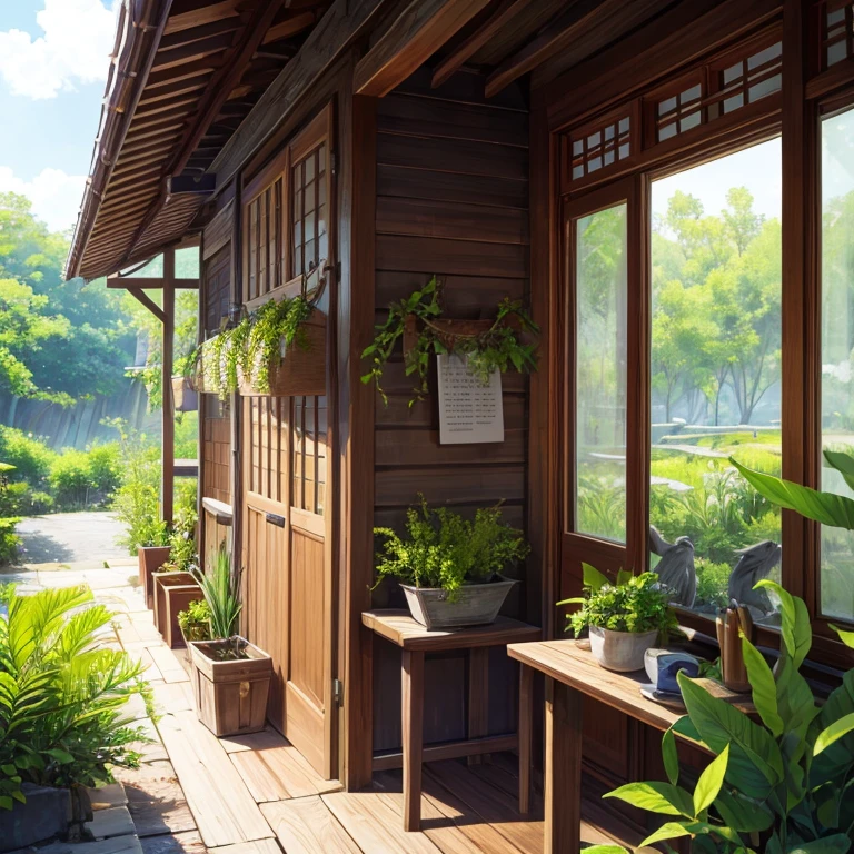 Lixia,Fresh greenery,calamus,Fleshing Birds,