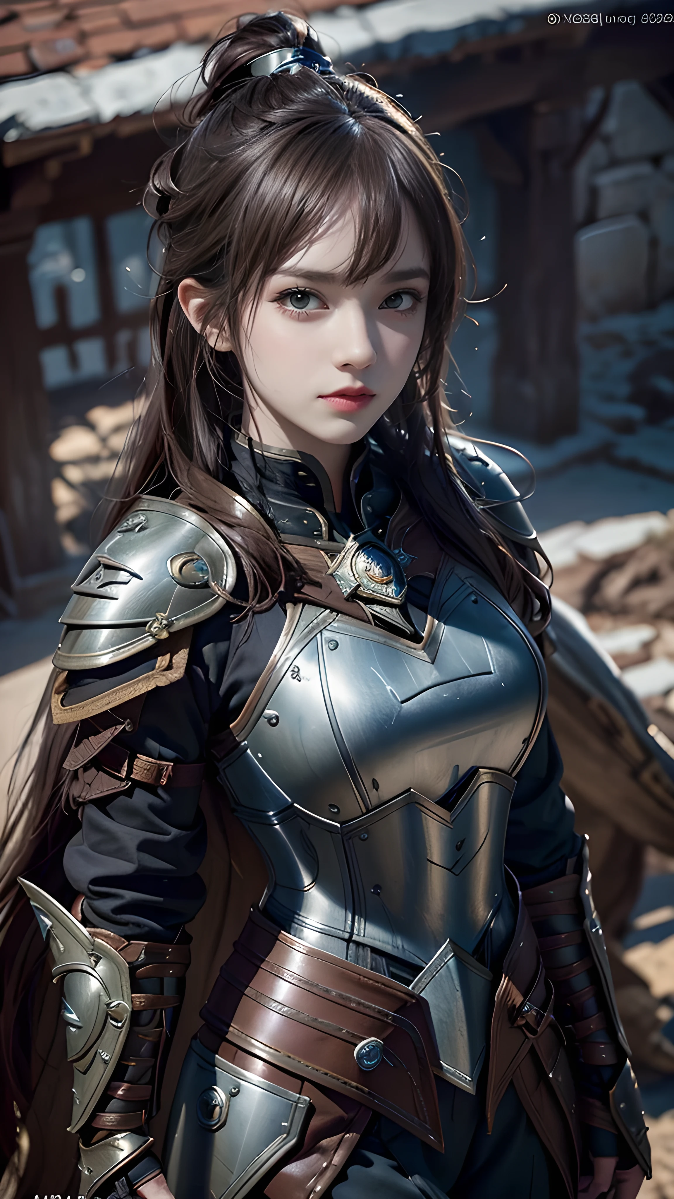 Game Art，Best picture quality，Maximum resolution，8k，(A bust photo)，(portrait)，(Head close-up:1.5)，(Rule of Thirds)，Unreal Engine 5 rendering works， (Future Girl)，(Female Warrior)， 
20-year-old girl，((hunter))，Eyes full of details，(Large Breasts)，Elegant and noble，indifferent，brave，
（Medieval fur combat uniform，Glowing magic line，Detailed animal leather female knight，Medieval Ranger，
Photo poses，Simple background，Movie Lighting，Ray Tracing，Game CG，((3D Unreal Engine))，oc rendering reflection pattern