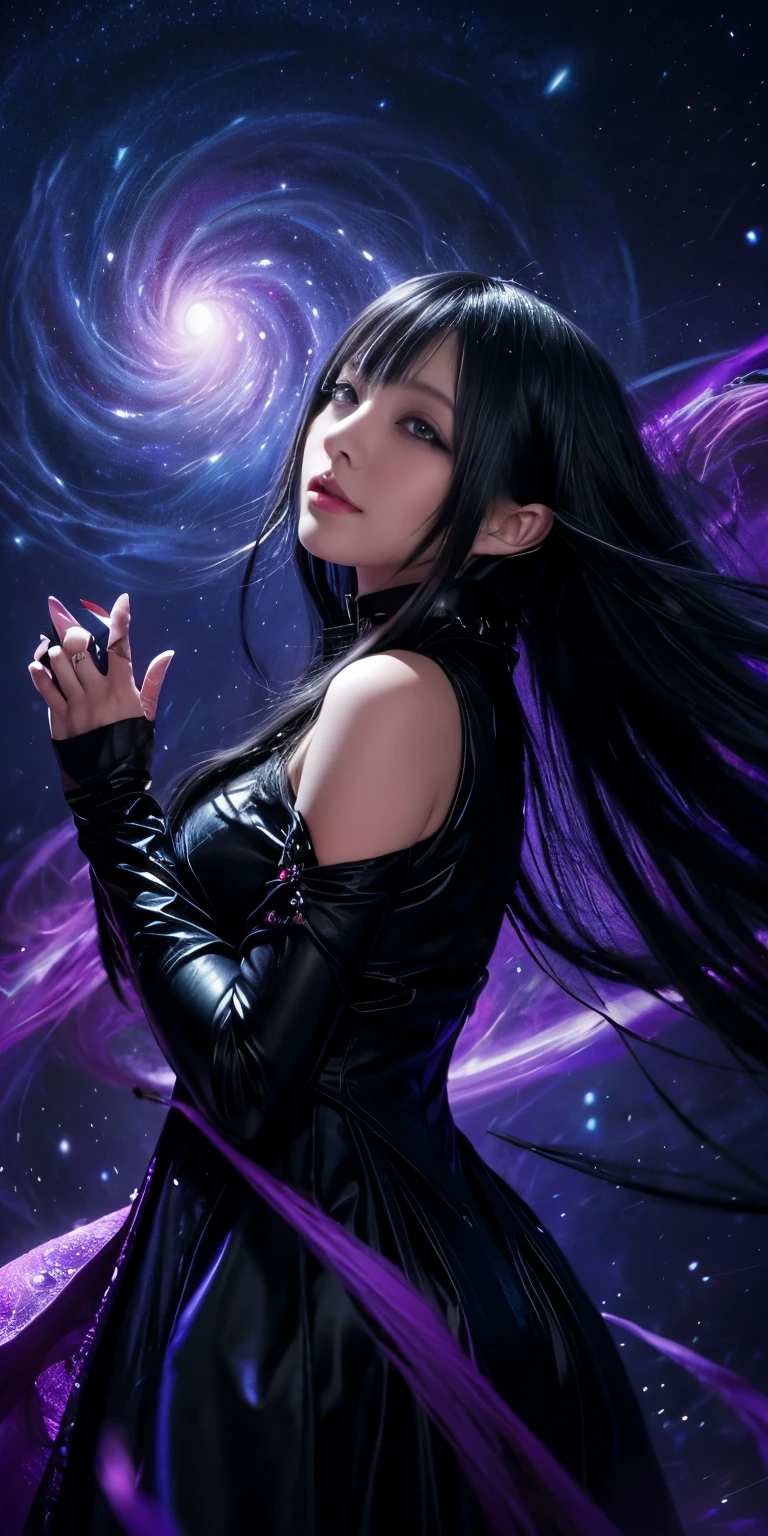 (highest quality,High resolution:1.2),(dark,Threatening:1.1),(Bad luckな:1.1), In the vortex of space,
Heart of a Goth Maiden, Very dark shade.
Her Eyes, Like dazzling fur in a starless haze,
A symphony of despair in their eyes.
Her Mogul Snaps, Mysterious Cemetery,
Think about it, The source of her sadness.
Black hair swaying in the moonlight,
She weaves despair into her dreams.
oh, Her Soul, Shadow&#39;Embrace,
Take me to space.
At each step of the Kelhudelgoring, She summons darkness,
Dance of the Void, Whippler Big Spark.
Her touch is the cold caress of the void,
In her vague existence, I am left confused.
For Love, Bumblewisk, Cosmic Power,
Stars shining in the endless night.
Confusion swirls, Let the emptiness cry out,
Our love is a dazzling dream in the universe.
Gothic Witch of the entire star world,
In your void, I find my soul.
Hypermaximalist, Anime Style, Breathtaking oil paintings, Surreal, Ultra-realistic digital illustrations that mimic the style of oil paintings, Blends seamlessly with Alex Grey&#39;Psychedelic fantasy art by H&#39;The Aesthetics of Biomechanics.R. Giger. Great composition, masterpiece, highest quality, (devil,Satan,Lucifer:1.1),(devilish:1.1),(Bad luck,Bad luckな:1.1),(Powerful figure:1.1、Big Breasts、Glasses) 、 ((((Huge glasses, Nerd Glasses, thick glasses, Round Glasses)))),(((Big Breasts)))、(Red eyes glow:1.6)、(Red glowing eyes,Sharp teeth:1.1),(Black wings,thick,shabby:1.1),(hellish landscape:1.1),(fire,sulfur:1.1),(Threatening atmosphere:1.1),(dark shadows,Threatening presence:1.1),(Bad luck clouds,Stormy Skies:1.1),(dark,Spooky atmosphere:1.1),(Bad luck aura,Evil energy:1.1),(dark aura,cigarette:1.1),(Extreme heat,Burning Flames:1.1),(Surreal,Nightmare Visions:1.1),(Predicting the end:1.1),(Twisted corners,Fiery crown:1.1),(Bad luck whispers,devilish laughter:1.1),(Cry of pain,echoing screams:1.1),(Bad luck symbols,Ancient runes:1.1),(Mysterious Relic,dark artifacts:1.1),(Infernal Ritual,Ritual sacrifice:1.1),(devilish minio