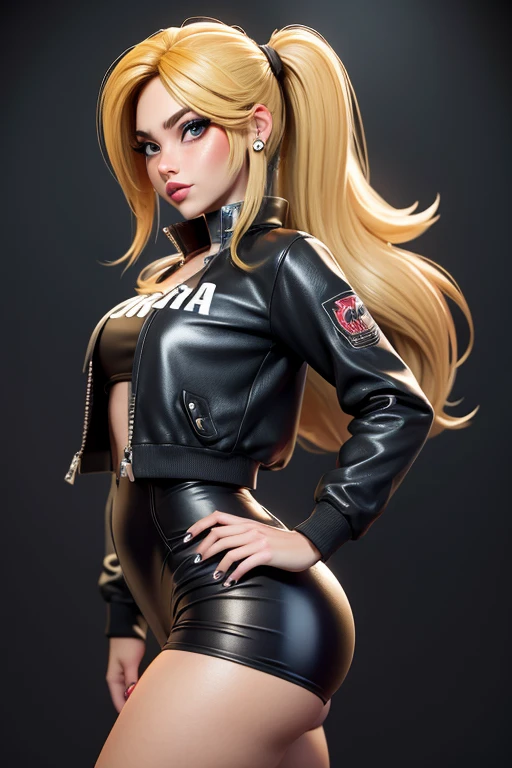 mulher muito bonita em um short extremamente curto, usando um blusa decotada e pequena, olhos verdes, body curvy, cintura fina, (bunda brande), 8k, melhor qualidade, obra prima, pele brilhante, super detalhado, cinemactic