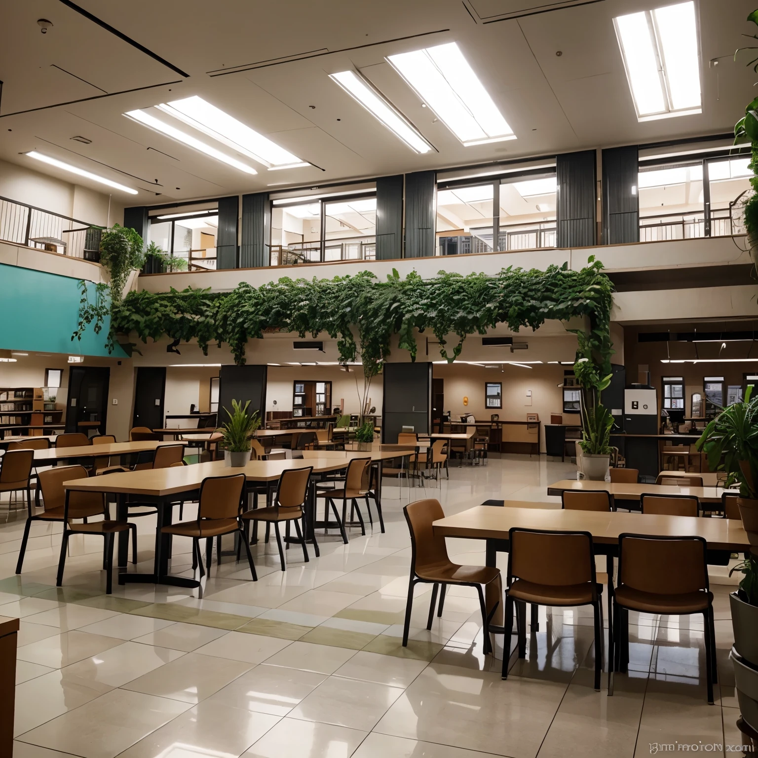 planta, cafeteria, biblioteca, Decoration, layout