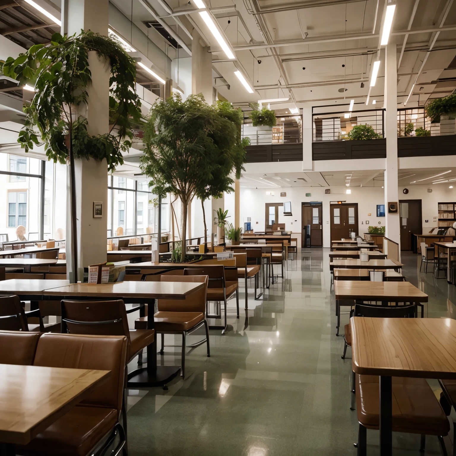 planta, cafeteria, biblioteca, Decoration, layout