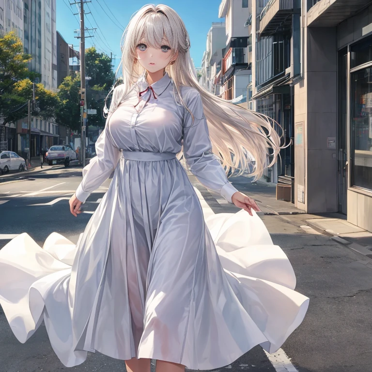 beautiful girl、Large white dress shirt、Men's clothing、Hide your chest、naked、Beauty、Camel Toe、Giant tit、Nipple Puffs、Cleavage、Plump、Super big breasts、Super big butt、