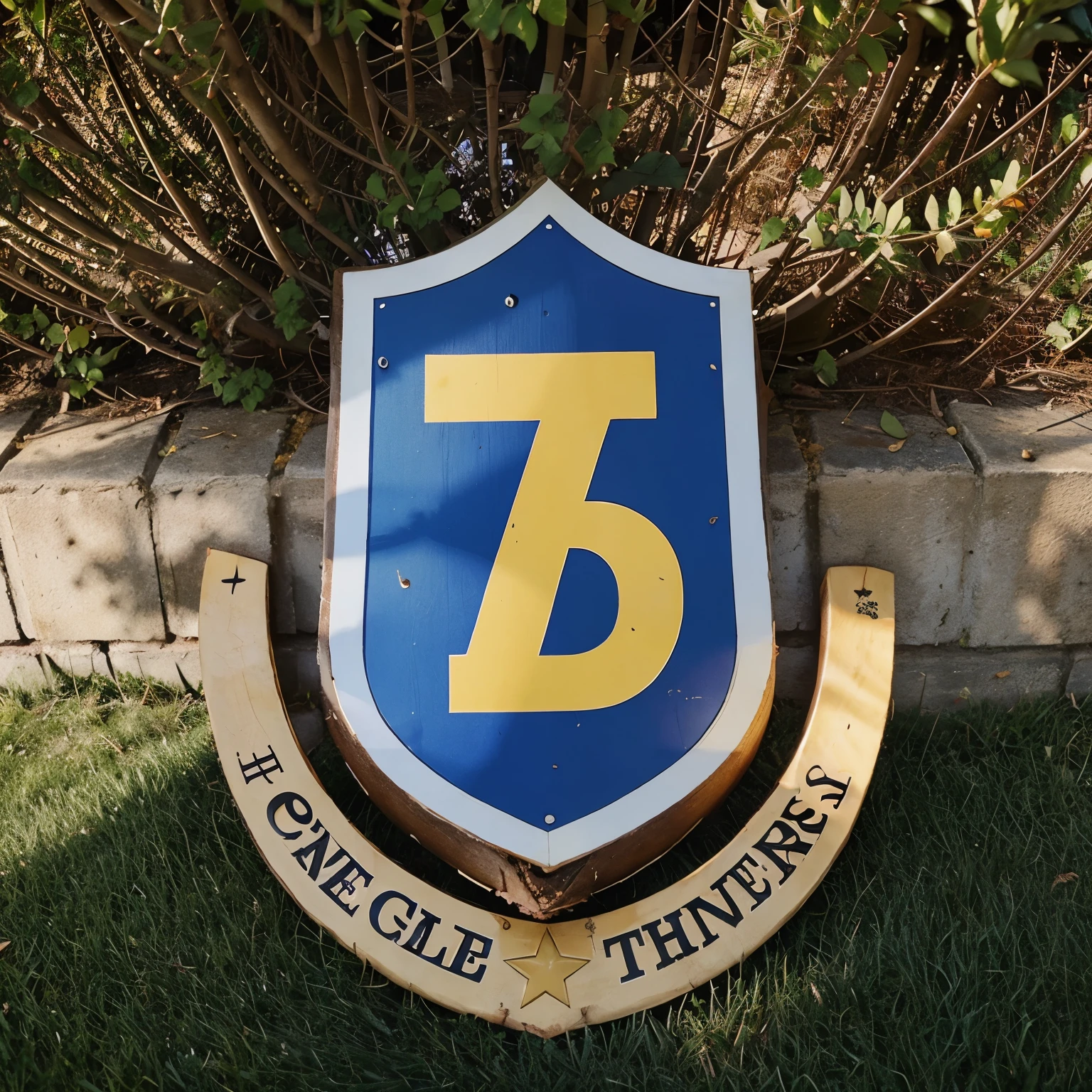 Football club shield combining the letters BTFC and a stiff banana