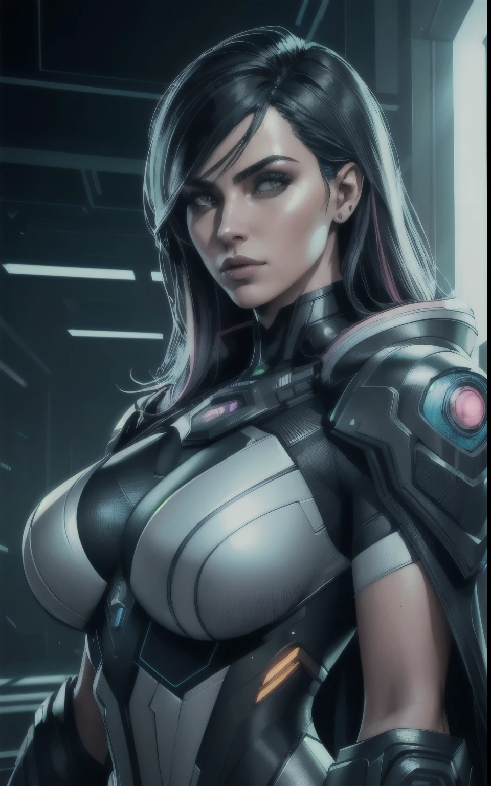 (comic style), (colored line art:1.5), ((Best quality)), ((masterpiece)), (detailed:1.4), 3D, an image of a beautiful cyberpunk female villain,HDR (High Dynamic Range),Ray Tracing,NVIDIA RTX,Super-Resolution,Unreal 5,Subsurface scattering,PBR Texturing,Post-processing,Anisotropic Filtering,Depth-of-field,Maximum clarity and sharpness,Multi-layered textures,Albedo and Specular maps,Surface shading,Accurate simulation of light-material interaction,Perfect proportions,Octane Render,Two-tone lighting,Wide aperture,Low ISO,White balance,Rule of thirds,8K RAW, (realistic:1.3), (mature adult:1.5)