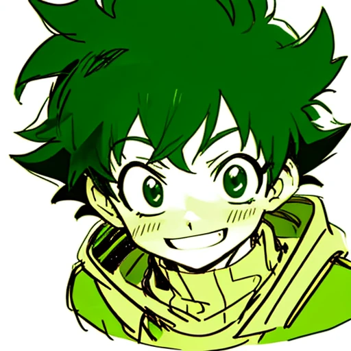 Midoriya desenho 2d