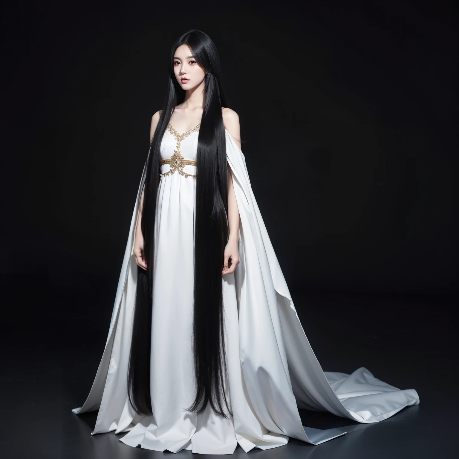 Super Long Hair、Best image quality、highest quality、Highest Resolution、Ultra-realistic photos、Full body photo、1 girl、Very beautiful face、Super super long hair、Hair Length Approx.５Meters、Straight black hair、Black hair longer than height、Black hair that hasn't been cut for over 20 years、Slender body、naked、World Long Hair Contest Winner、Terrifyingly thick black hair、My very long black hair is wrapped around my body.、Location: Bedroom、3Meters離れたところから撮影、Shiny and beautiful black hair、Terrifyingly long black hair、The luster of her black hair is so beautiful、Too much black hair、Very long black hair filling the screen、The longest black hair in the world、The most black hair in the world、The most beautiful black hair in the world、My long black hair is spilling out all over the room.、My long black hair makes the whole room pitch black.、