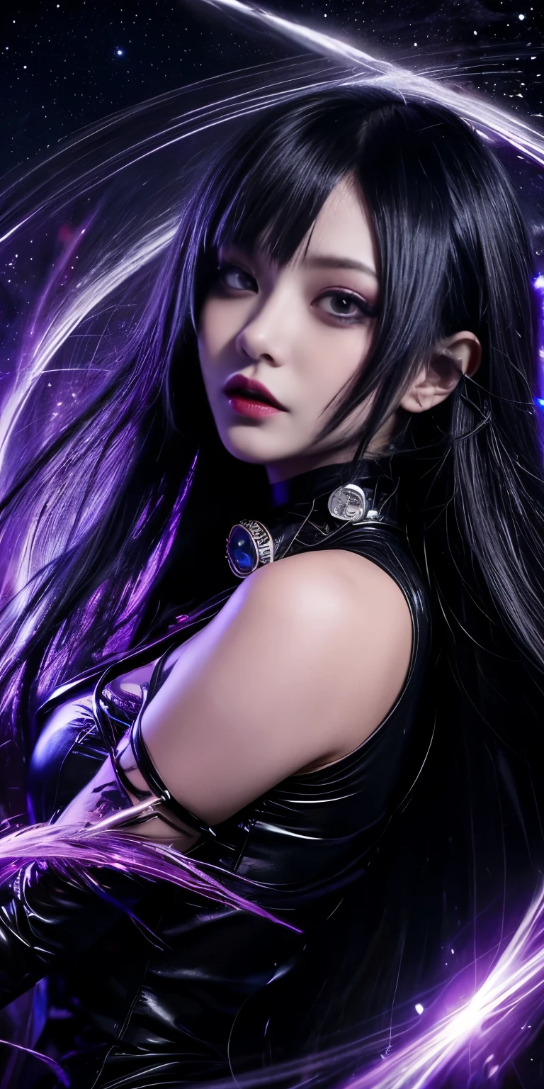 (highest quality,High resolution:1.2),(dark,Threatening:1.1),(Bad luckな:1.1), In the vortex of space,
Heart of a Goth Maiden, Very dark shade.
Her Eyes, Like dazzling fur in a starless haze,
A symphony of despair in their eyes.
Her Mogul Snaps, Mysterious Cemetery,
Think about it, The source of her sadness.
Black hair swaying in the moonlight,
She weaves despair into her dreams.
oh, Her Soul, Shadow&#39;Embrace,
Take me to space.
At each step of the Kelhudelgoring, She summons darkness,
Dance of the Void, Whippler Big Spark.
Her touch is the cold caress of the void,
In her vague existence, I am left confused.
For Love, Bumblewisk, Cosmic Power,
Stars shining in the endless night.
Confusion swirls, Let the emptiness cry out,
Our love is a dazzling dream in the universe.
Gothic Witch of the entire star world,
In your void, I find my soul.
Hypermaximalist, Anime Style, Breathtaking oil paintings, Surreal, Ultra-realistic digital illustrations that mimic the style of oil paintings, Blends seamlessly with Alex Grey&#39;Psychedelic fantasy art by H&#39;The Aesthetics of Biomechanics.R. Giger. Great composition, masterpiece, highest quality, (devil,Satan,Lucifer:1.1),(devilish:1.1),(Bad luck,Bad luckな:1.1),(Powerful figure:1.1、Big Breasts、Glasses) 、 ((((Huge glasses, Nerd Glasses, thick glasses, Round Glasses)))),(((Big Breasts)))、(Red eyes glow:1.6)、(Red glowing eyes,Sharp teeth:1.1),(Black wings,thick,shabby:1.1),(hellish landscape:1.1),(fire,sulfur:1.1),(Threatening atmosphere:1.1),(dark shadows,Threatening presence:1.1),(Bad luck clouds,Stormy Skies:1.1),(dark,Spooky atmosphere:1.1),(Bad luck aura,Evil energy:1.1),(dark aura,cigarette:1.1),(Extreme heat,Burning Flames:1.1),(Surreal,Nightmare Visions:1.1),(Predicting the end:1.1),(Twisted corners,Fiery crown:1.1),(Bad luck whispers,devilish laughter:1.1),(Cry of pain,echoing screams:1.1),(Bad luck symbols,Ancient runes:1.1),(Mysterious Relic,dark artifacts:1.1),(Infernal Ritual,Ritual sacrifice:1.1),(devilish minio