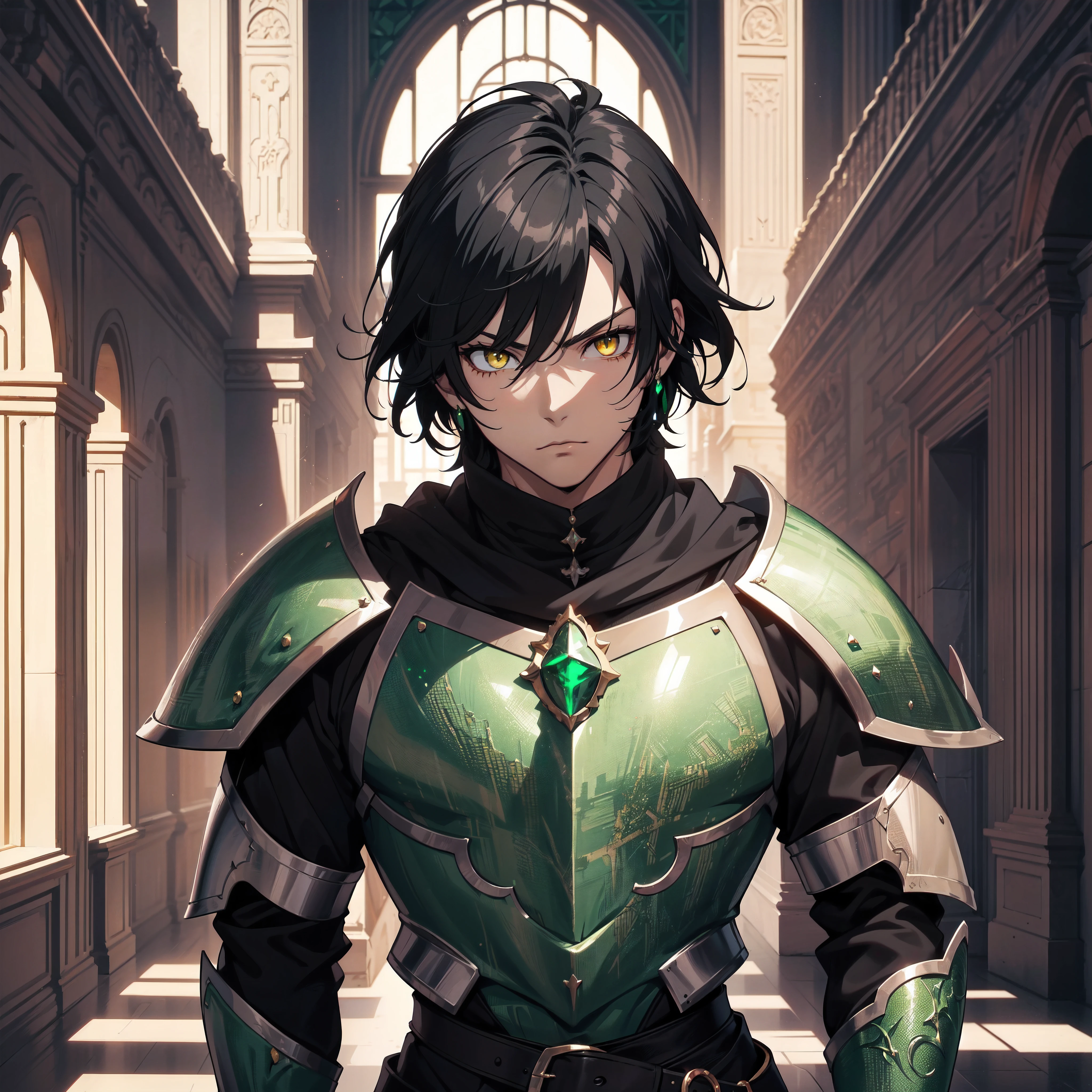 128K Ultra High Definition,
128K Ultra High Quality,
128K Ultra High Resolution,
Best Definition,
Best Quality,
Best Resolution,
Perfectly Detailed,
Perfectly Designed,
Extremely Detailed,
Extremely Designed,
Hyper Detailed,
Hyper Definition,
Hyper Quality,
Hyper Resolution,
Masterpiece,
(((Anime))),
Body Shot,
(((Boy))),
Handsome,
Muscular Body,
(((Black Short Hair))),
(((Yellow Eyes))),
(((Hyper Detailed & Perfectly Designed With Ultra High Quality Green Emerald Warlord Armor))),
(((Inside Of Medieval Royal Palace Background Scenery))),