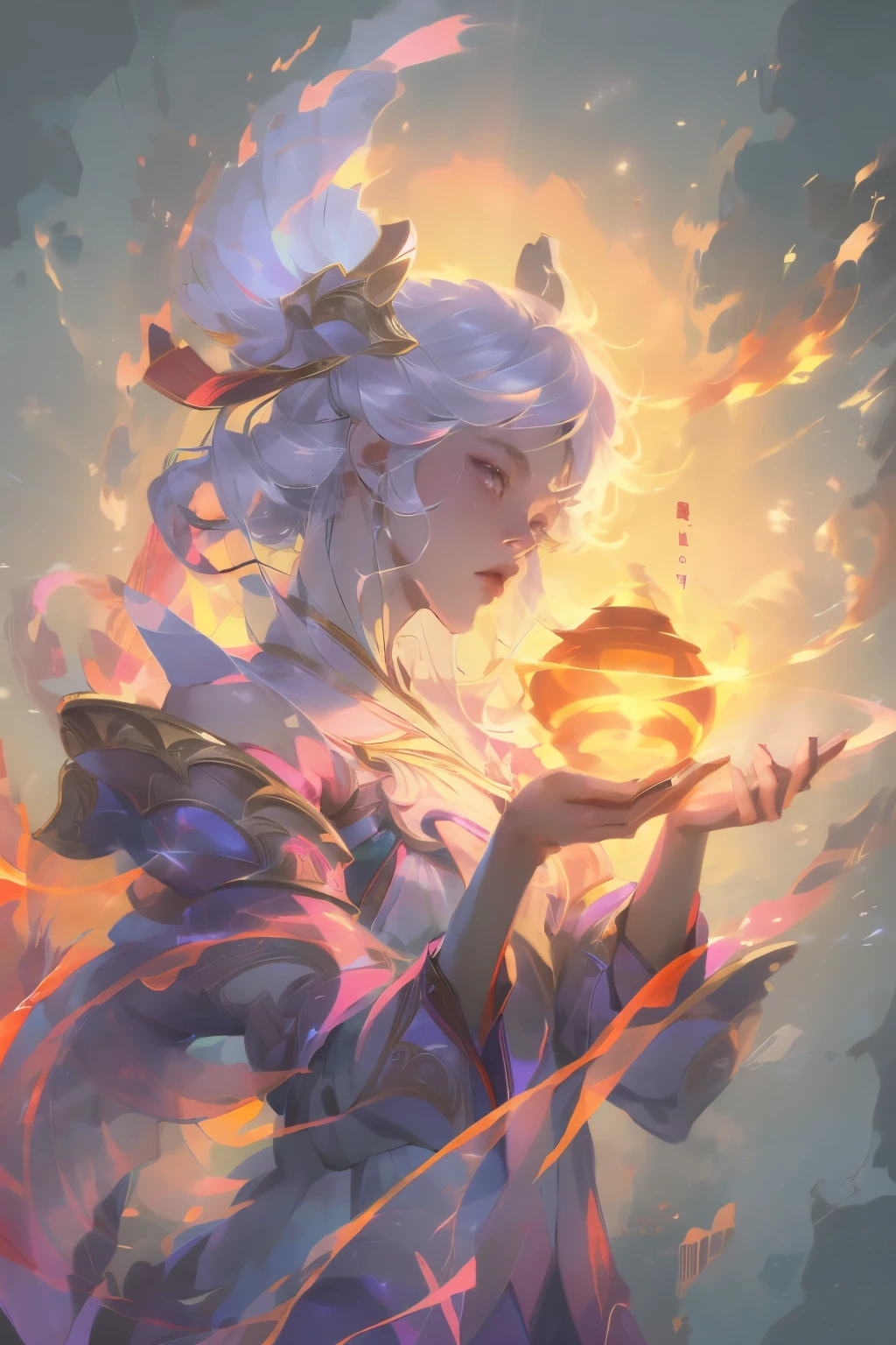A girl, Chinese Clothing, whole body, Sunlight, Clear face, Clean white background, masterpiece, Super Detail, Epic creation, Ultra HD, high quality, Extremely detailed, official art, 8K Wallpaper, Super Detail, 32k