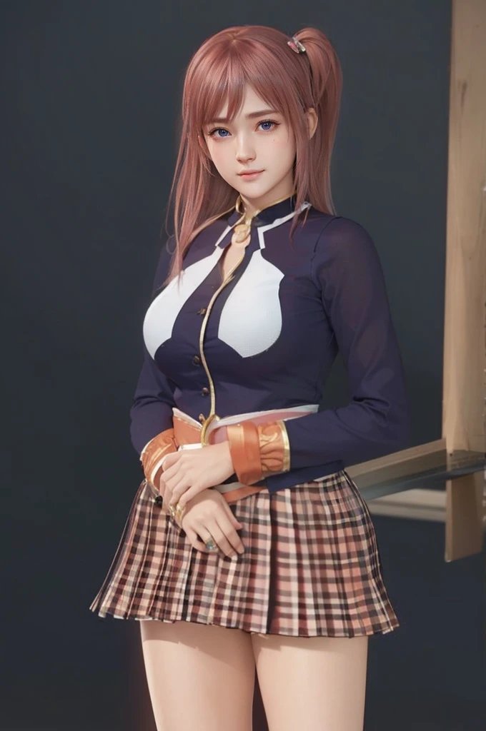 Honoka, (melhor qualidade,ultra-detalhado),(realista:1.37), rosto lindo e detalhado, textura ultra-realista, rosto delicado, athletic body, cores vivas. High definition, 8k.