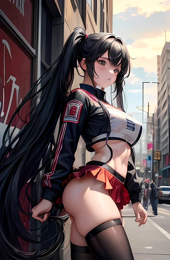 1female,35yo,Huge breasts, solo, captain america,Wearing a red transparent military uniform, Pornographic exposure,ln the forest, She has long flowing black hair, Bare genitalia,Sateen,Bigchest, From the front side, Wet straight hair, Sweating profusely,mostly cloudy sky,(tmasterpiece),(Very detailed CG unity 8K wallpaper),best qualtiy,cinmatic lighting,detailed back ground,beatiful detailed eyes,Bright pupils,(Very fine and beautiful),(Beautiful and detailed eye description),ultra - detailed,facing at camera,A high resolution,ultra - detailed),Very long hair,standing on your feet,Emotive expressions,Open-mouthed,Chest sagging,nakeness, Expose the genitals,revealing breasts,Camel toes,with no underpants,extremely large bosom,Extremely colorful,Most detailed,fully body photo,The face is well lit.masterpiece, best quality, HuTaoV4, 1girl, solo, blush, twintails, long hair, hair between eyes, ((streetwear clothes)), city, outdoors, night, movie poster, extremely detailed 8K, smooth, high resolution, ultra quality, cinematic lighting, ambient occlusion, hd, 2k, 4k, 8k, 16k, extremely detailed anime, detailed faces, perfect composition, wide shot, atmospheric lighting, very sexy, lift skirt, random low back angle, uncensored, nsfw, sin censura.a close up of a person in a short skirt and a shirt, an anime drawing inspired by rossdraws, trending on pixiv, realism, thighs!!!, thighs!!!!!!, thicc, thighs, exposed thighs!!!, bare thighs!!!, anime vibes, trending on cgstation, pinterest anime, top rated on pixiv, popular on pixiv