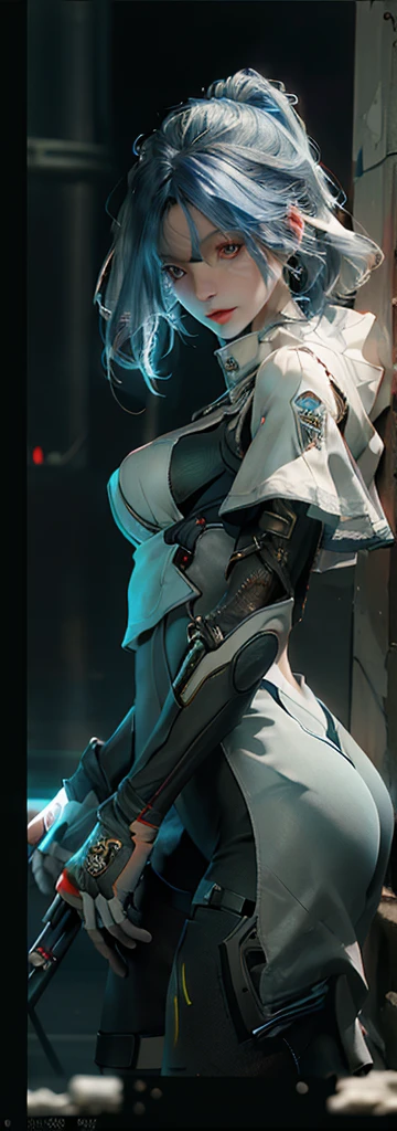 ((best quality)), ((masterpiece)), (detailed:1.4), 3D, Image of a beautiful cyberpunk woman,HDR (High Dynamic Range),Ray Tracing,NVIDIA RTX,Super Resolution,Unreal 5,Subsurface scattering,PBR textures,Post-Processing,Anisotropic filtering,Depth of Field,Maximum clarity and sharpness,Multi-layered textures,Albedo and highlight maps,Surface Shading,Accurate simulation of the interaction between light and material,Perfect proportion,Octane Rendering,Two-color lighting,Large aperture,Low ISO,White Balance,Rule of Thirds,8K Native,