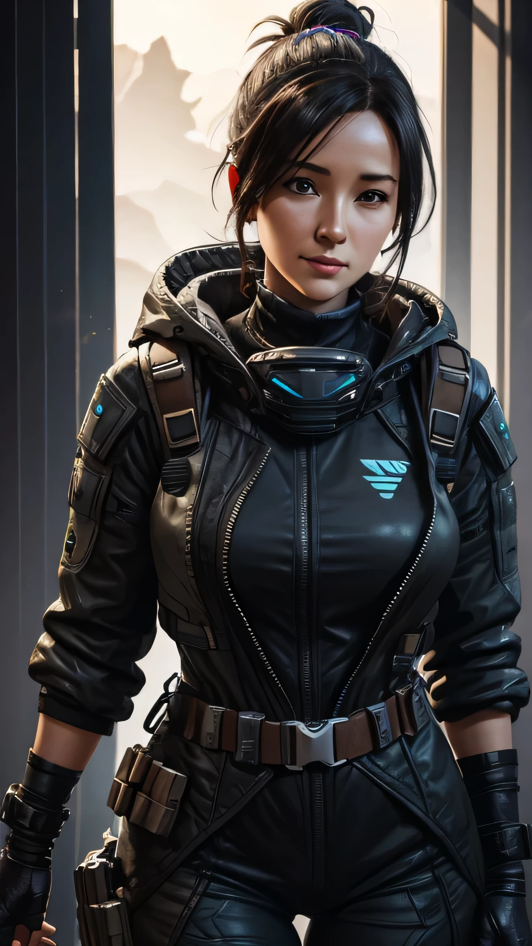 Wraith apex legends as a mommy gf