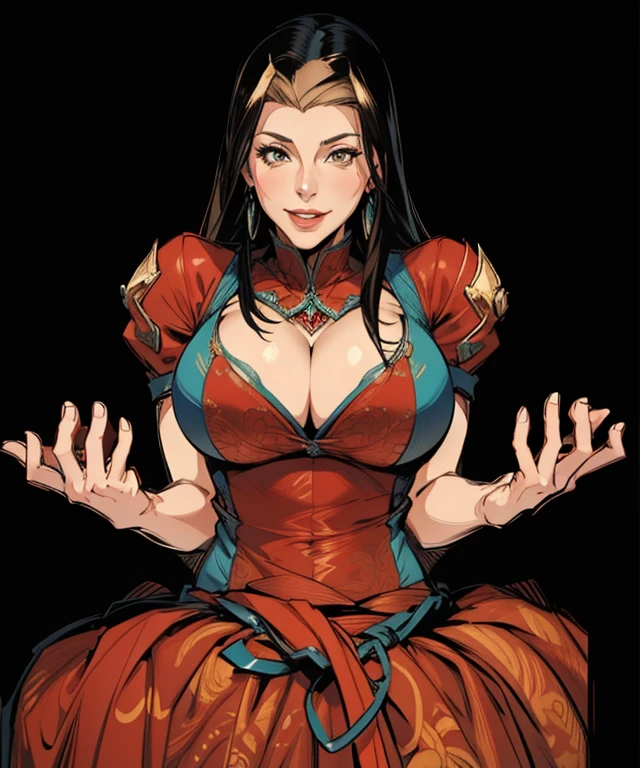 milf, mature female, busty, huge , huge breasts, hentai, high detail, close up, symmetrical, high quality, absurdres, high res, ultrasharp, 8K, masterpiece, extreme attention to detail, perfect face,Realistic, (masterpiece, top quality, best quality,) very detailed, most detailed, (1woman:1.3), smile, red lips, kate beckinsale face, long hair,