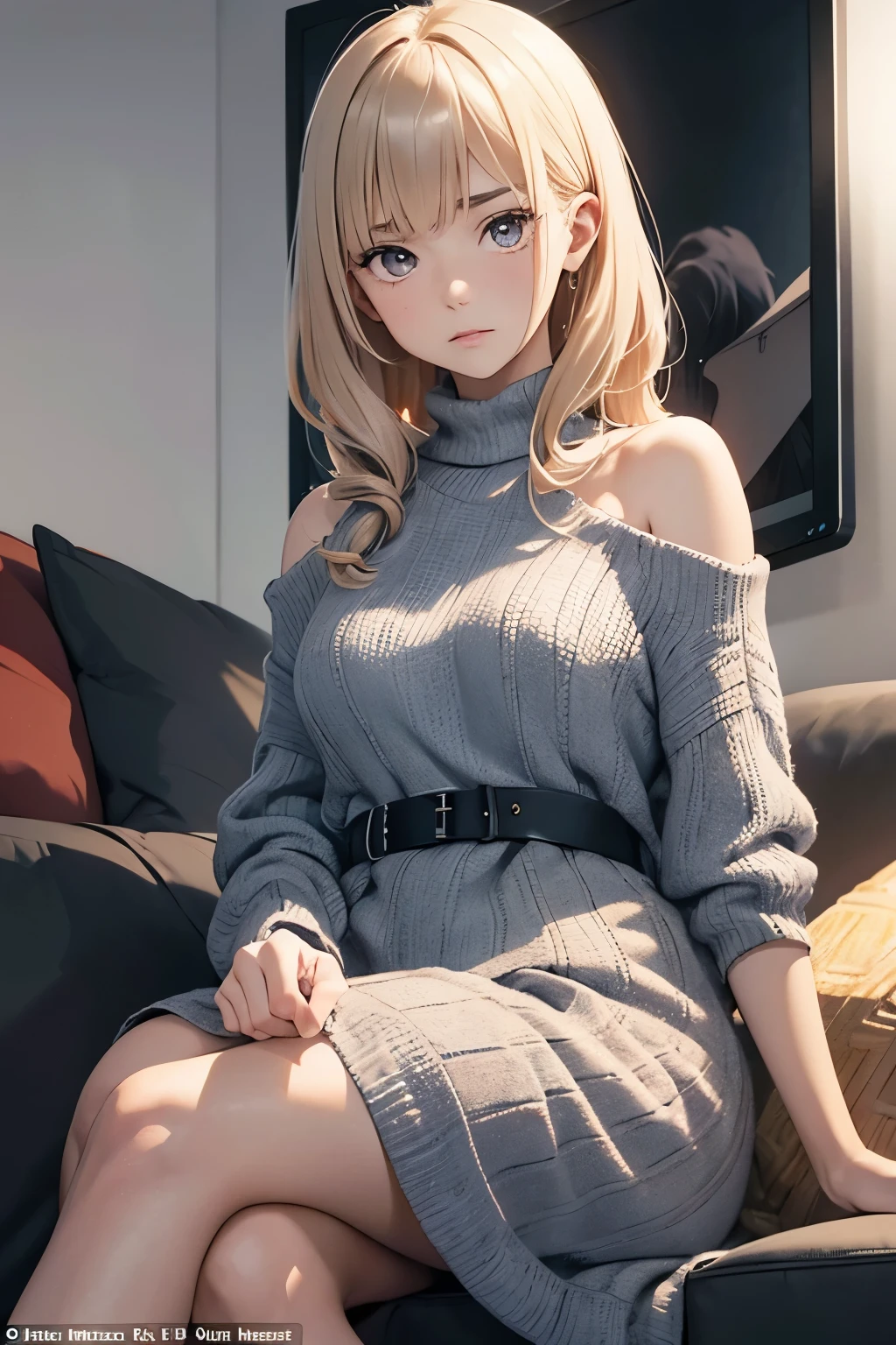 Masutepiece: 1.3, (Max resolution: 1.2), (Ultra HDTV: 1.2), cinematographic lighting, 8K resolution, Detailed facial features, detailed skin texture, (Sharp Focus: 1.2), (Focus on Face: 1.2),

A girl sits in the dimly lit room, engrossed in the music playing from her open phone. The Lo-Fi image on the music app's background adds to the cozy ambiance. Her perfectly detailed face is a picture of concentration, her brows furrowed slightly, and her lips parted in a soft "o" shape. Her hand, with its highly