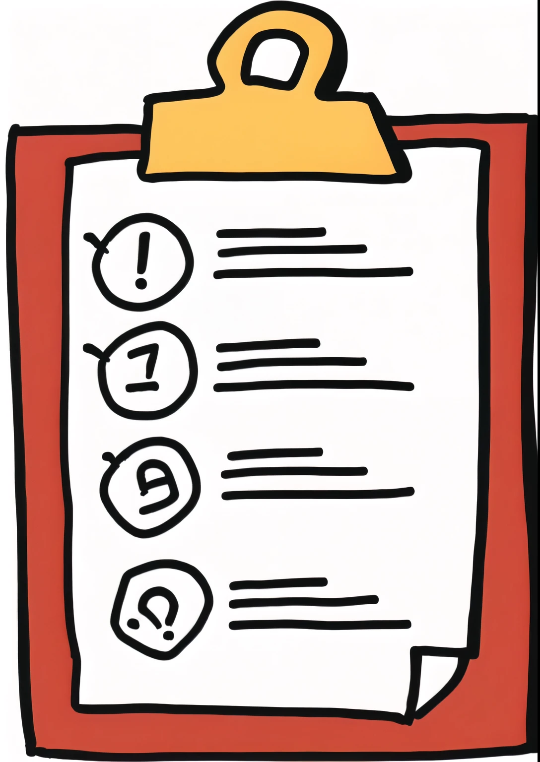 A cartoon clipboard with a checklist on it and a clipboard with a pen, author:Jesse Richards, list, well list, !! Very coherent!!, Ingrida Kadaka, Drawn image, sketch, one example, A cartoon, Cartoon Character, author:Matt Cavotta, author:Bob Singer, !!!! Very coherent!!!!, uploaded, paper, author:Matt Stewart