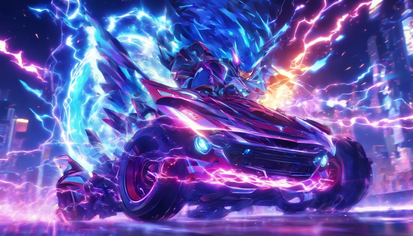 Every heart's on a lightning streak
Oh yeah (
Every wheel spins in overdrive
)
Neon Blitz racing through the night
Oh, the thrill runs through every wire (