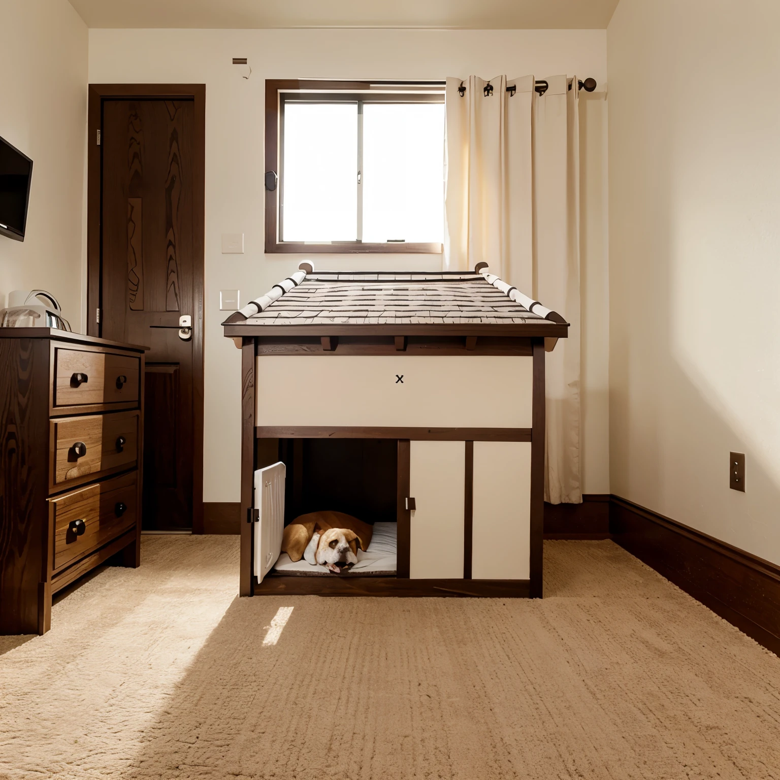 dog hotel mockup