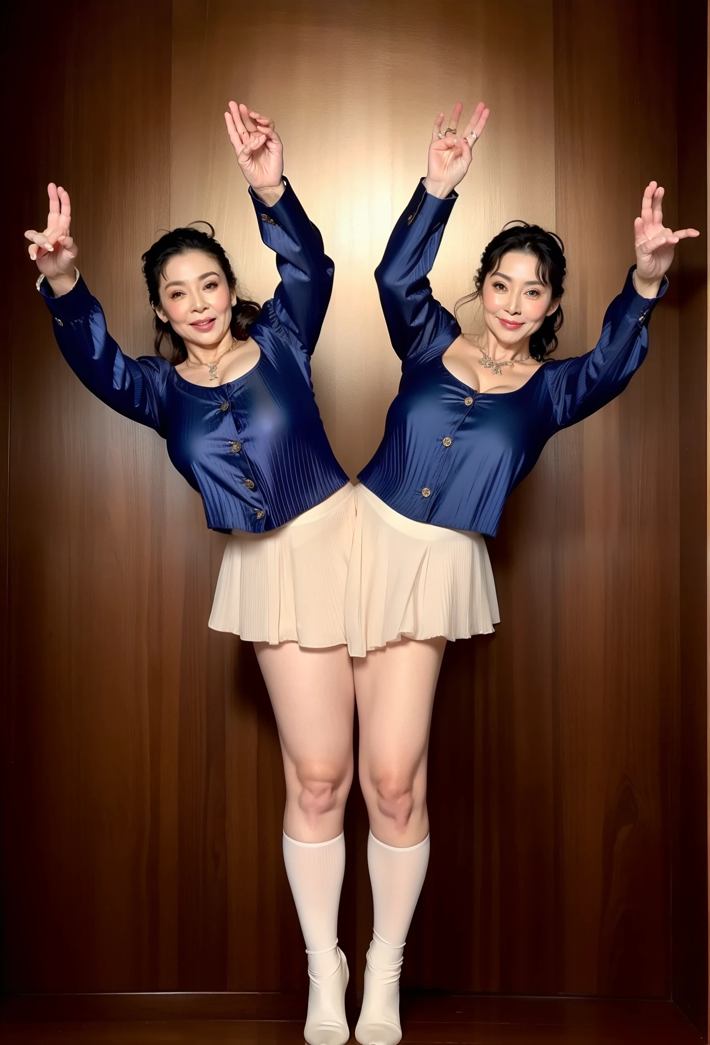 (highest quality,8k,masterpiece),Japanese Mature,50 years old,Huge ,Accentuate your cleavage,Glamour,Muchimuchi,