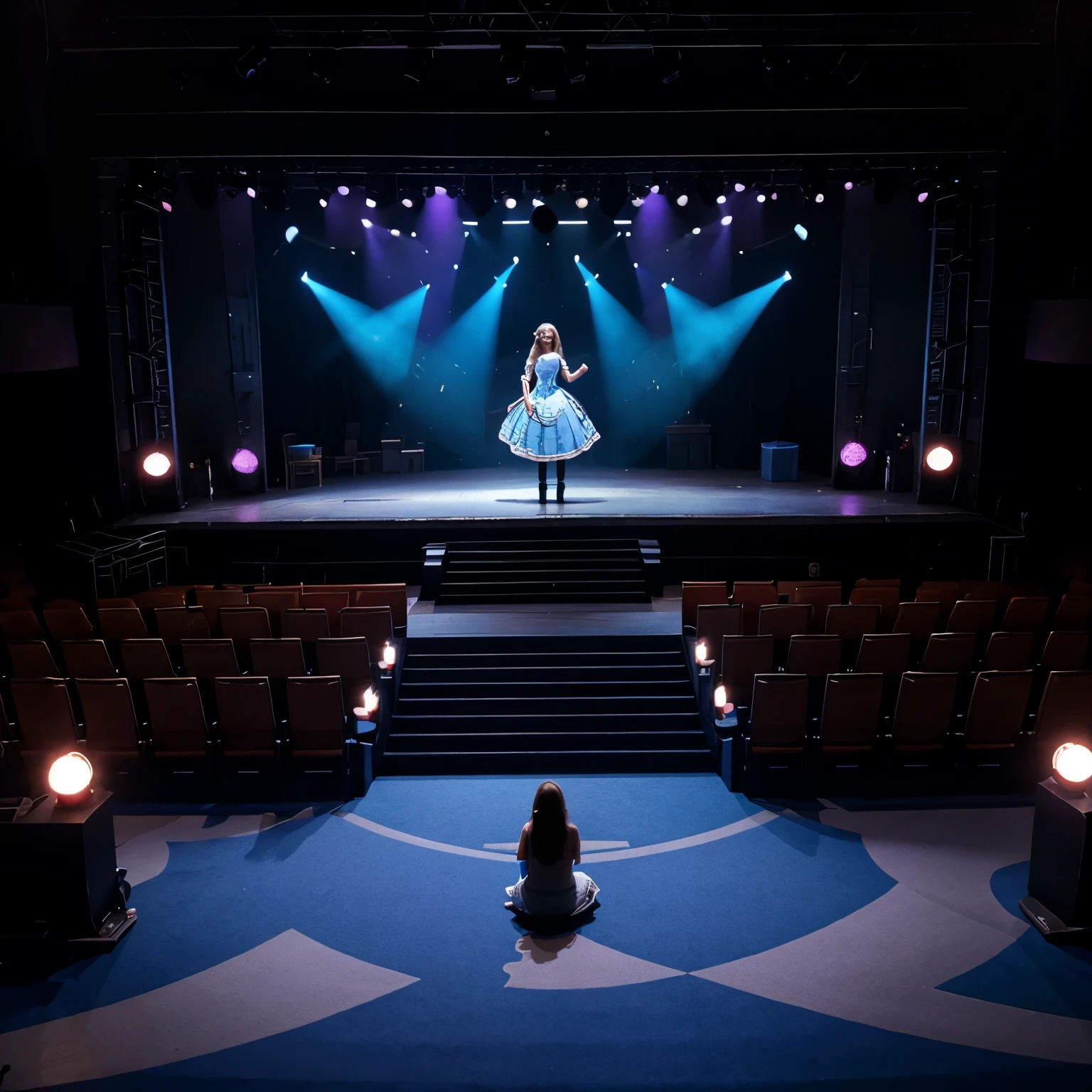 Stage design alice in wonderland
