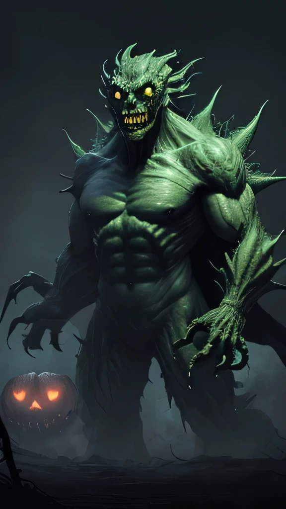 A super scary monster with atomic energy