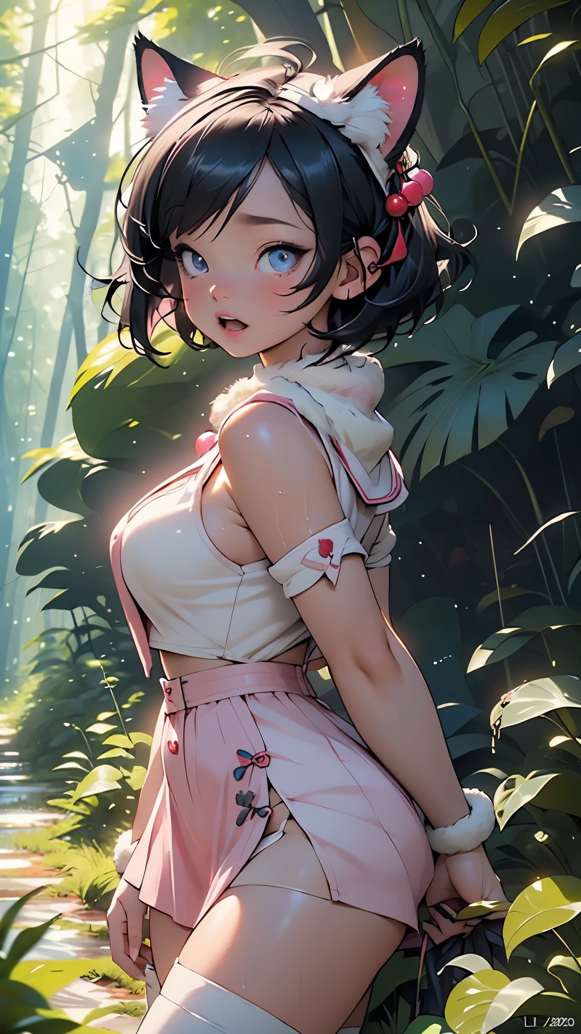 (((((())))))、(((Aya Ueto : 1.3)))、(((A charming face)))、(((Young face)))、(((beautiful girl)))、(((A beautiful woman)))、Beautiful woman、Cute woman、((Innocent face))、((Ultra-detailed face))、((Detailed lips))、((Detailed eyes))、((double eyelid))、(((Beautiful Face)))、(((Beautiful, well-shaped eyes)))、(((Beautiful, well-shaped lips)))、Very Short Hair、ponytail、Pixie cut、BREAK、Completely naked、BREAK、((Wearing a transparent nightgown))、(Wearing a collar)、((((Being held back by vines))))、BREAK、8 heads、(((slender)))、(((Slim body)))、(((Thin body)))、(((Slim woman)))、(((Flat Chest:1.2)))、BREAK、Photographic quality、Natural light、(フォトRealistic:1.4)、(Highest quality:1.2)、(Ultra-high resolution:1.2)、8K、RAW Photos、Realistic、High Detail、Film Grain、Detail Skin、Symmetrical、Delicate skin、Real human skin、pores、Super detailed、Detailed、(masterpiece : 1.2)、Thin face、Sharp Face、Small Face、Small face、Narrow shoulders、Small shoulders、Small shoulders幅、Slim shoulders、Narrow shoulders幅、Beautiful Japanese Woman、Beautiful Korean Woman、Slim womanモデル、Young Gravure Idol、Realistic young gravure idol、Young Sensual Gravure Idol、Young Pretty Gravure Idol、Japanese Model、Young Gravure Idol、((From the knee up))、(((Showing small breasts)))、(((She spreads her legs and shows her pussy)))、(((Leg spread)))、(arms behind back:1.0)、(((((having sex)))))、(((((Expressions of ecstasy : 1.0)))))、(((Squirting)))