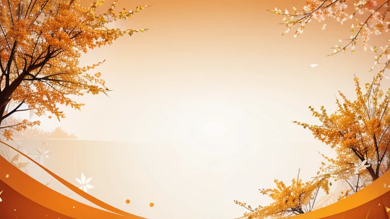 beautiful background with orange and white combination 2d