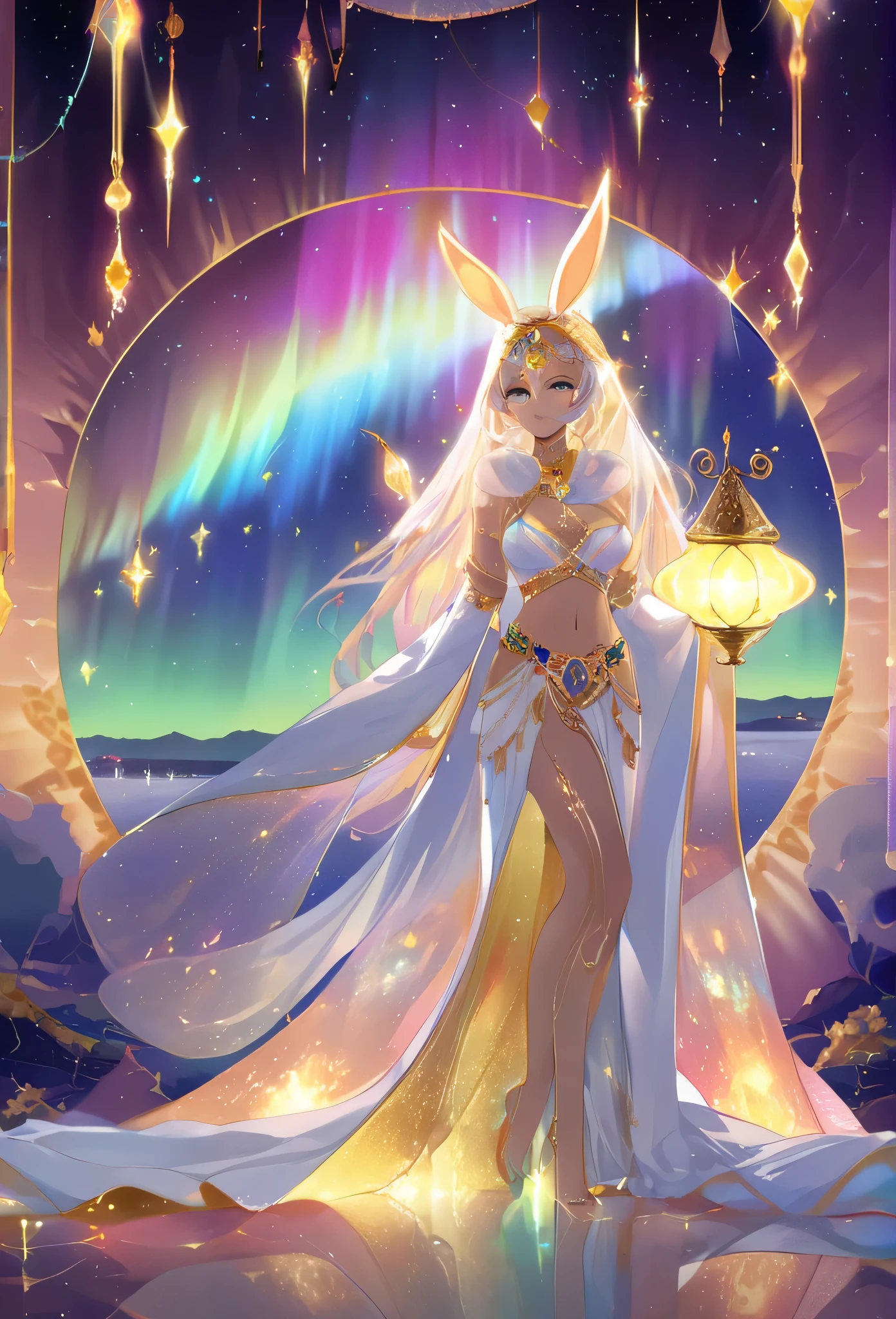 masterpiece, best quality, novel illustration, highres, 2d, anime-style, furry, usagi girl, arabian clothing, turkish lamps, beautiful, captivating, exotic, mystical, dreamy, magical, enchanting, ethereal, mesmerizing, delightful, charming, alluring, seductive, sensual, lustrous, radiant, shimmering, captivating lamps, iridescent, luminescent, glowing, golden, radiant, rich tones, vibrant colors, intense, passionate, intimate, mysterious, spellbinding, mesmerizing, bewitching, seductive, captivating, alluring, tantalizing, intoxicating, dreamlike, surreal, otherworldly, dreamscape, bewitching lights, captivating reflections, luminescent glow, dazzling, dazzling light, enchanting illumination, mesmerizing sparkle, entrancing, bewitching, bewitching glow, luminous, mesmerizing shimmer, enthralling, bewitching gleam, radiant luminosity, heavenly radiance, celestial luminosity, divine radiance, ethereal brilliance, heavenly illumination, luminescent radiance, luminous sheen, glittering, iridescent shine, luminous halo, luminous aura, dazzling beam, luminous ray, luminous aurora, iridescent aurora, mesmerizing aurora, radiant aurora, gleaming, lustrous, radiant aurora, golden aura, dazzling aurora, luminescent aurora, iridescent aurora, mesmerizing aurora, seductive aurora, bewitching aurora, enchanting aurora,