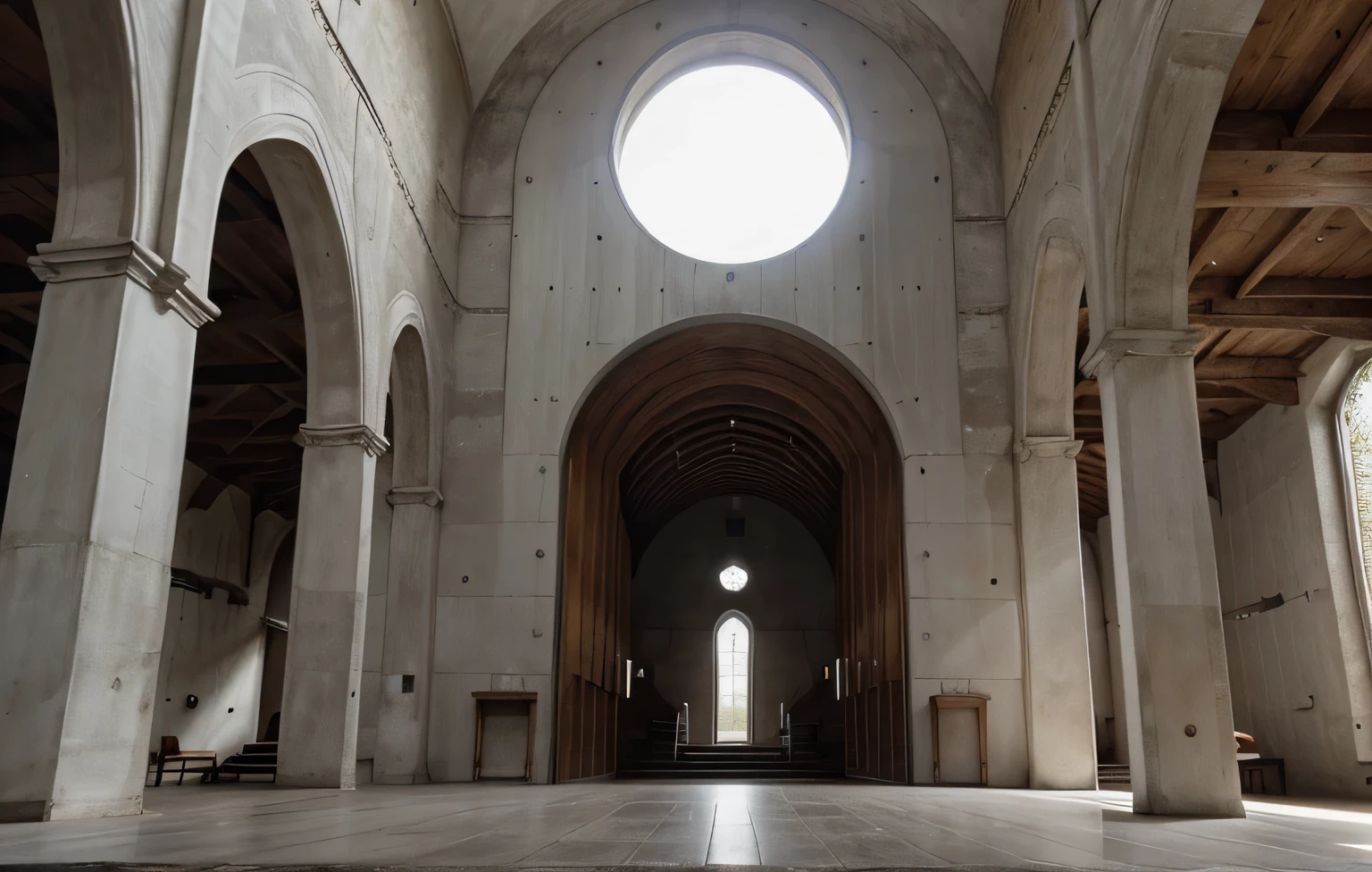 monolito , igreja, peter zumthor, concreto, vitral
