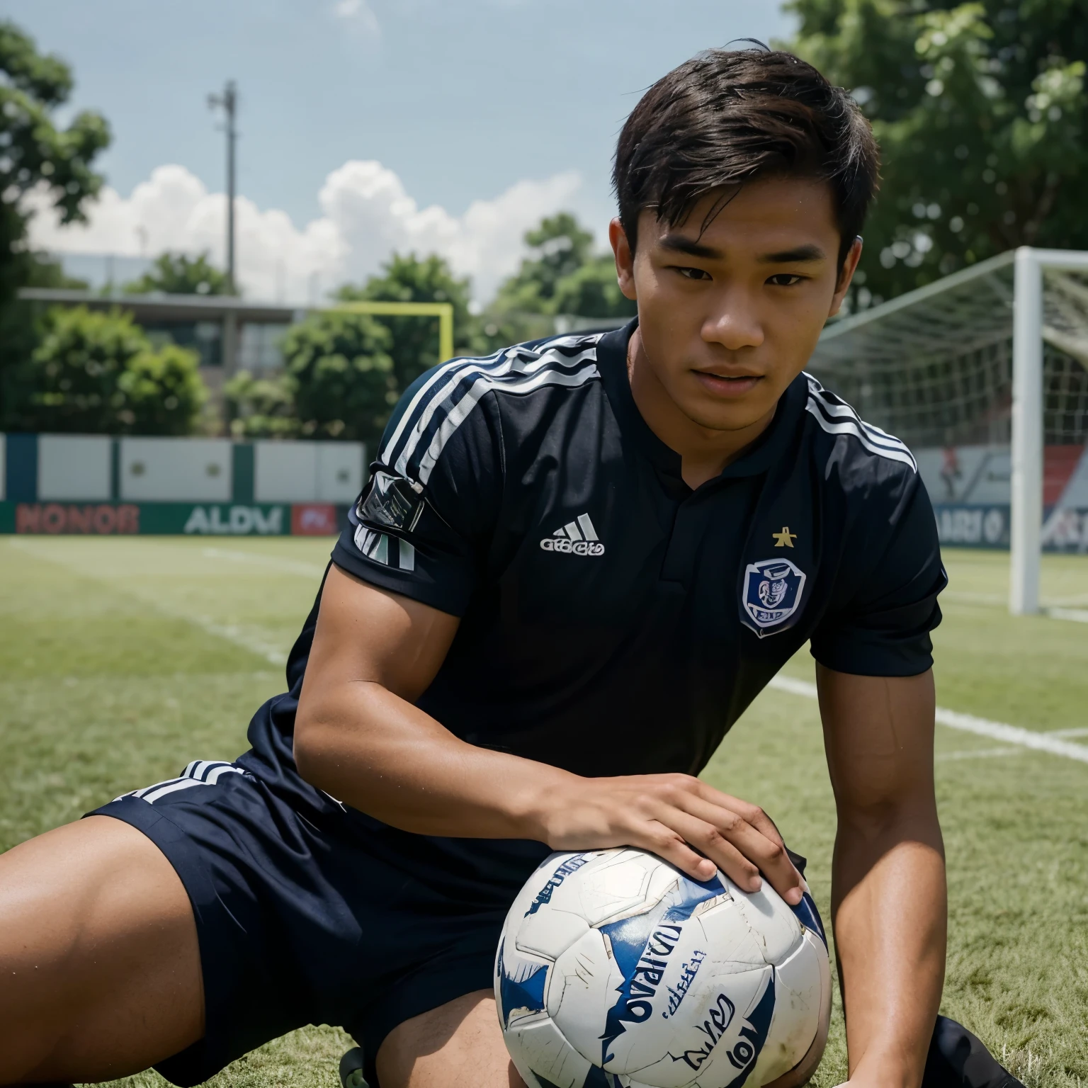 "Write the story of a talented football player of Indonesian descent aged between 17 to 21 years old, who is embarking on his professional career at a top club in Europe. Narrate his journey to achieve the dream of becoming one of the world's best players, while facing challenges, obstacles, and moments of joy along the way."