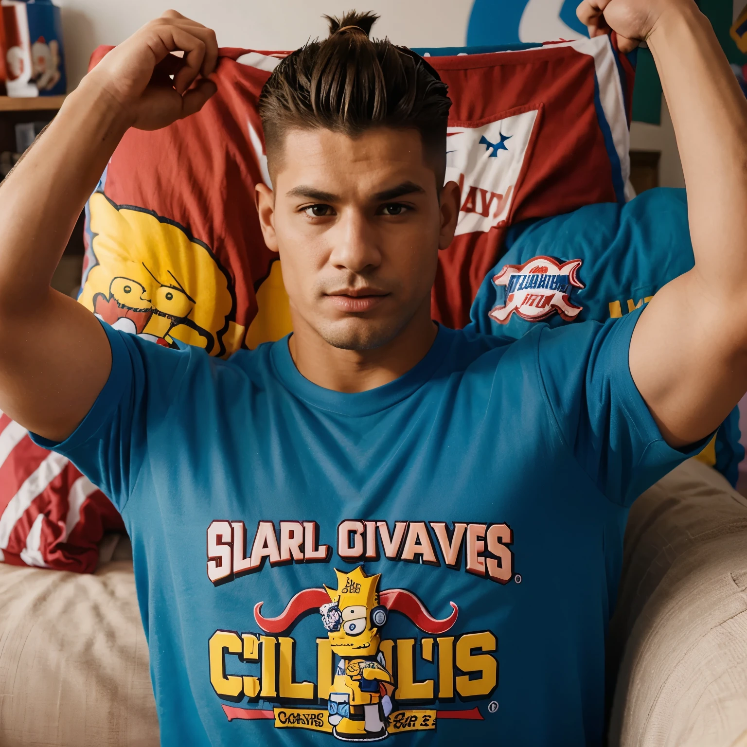 La mejor calidad Bart simpson con la playera del chivas del guadalajara