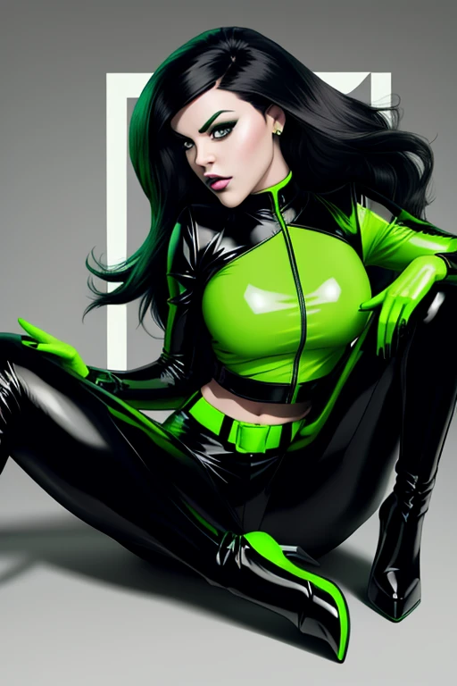 <lora:ClothingAdjuster3:-0.5>,<lora:(The Powerpuff Girls) Buttercup:0.8>,(Buttercup:1.5),1girl,solo,(short black hair, messy hair, green eyes:1.2) BREAK
perfect face,perfect eyes,jewelry,earrings,bare midriff BREAK
(green makeup, green mascara, green eyeshadow, green lipstick:1.3) BREAK
(green choker,small green leather jacket,green tubetop with cleavage cutout,green miniskirt:1.2),(covered nipples:1.2) BREAK
(white thighhighs:1.2) BREAK
(black belt, black highheels:1.1) BREAK
(revealing cleavage:1.1),exposed medium breasts,covered nipples BREAK
(medium breasts:1.2),(nipples:1.2),(black pubic hair,black hair on pussy,black hairy pussy:1.2) BREAK
(nighttime, dark city street background, detailed background:1.1),(green neon lighting:1.1),dark romantic lighting,(highly detailed:1.2) BREAK
(ambient lighting:1.1)(ultra realistic,32k,RAW photo:1.1),(high detailed skin:1.1),8k uhd,dslr BREAK
high quality,film grain,(shiny glossy translucent clothing:1.1) BREAK
looking at viewer,(seductive smile, sexually suggestive:1.3),full shot,insanely detailed,best quality,masterpiece,(photorealistic:1.2),<lora:Bruc3T1mm:0.8>,