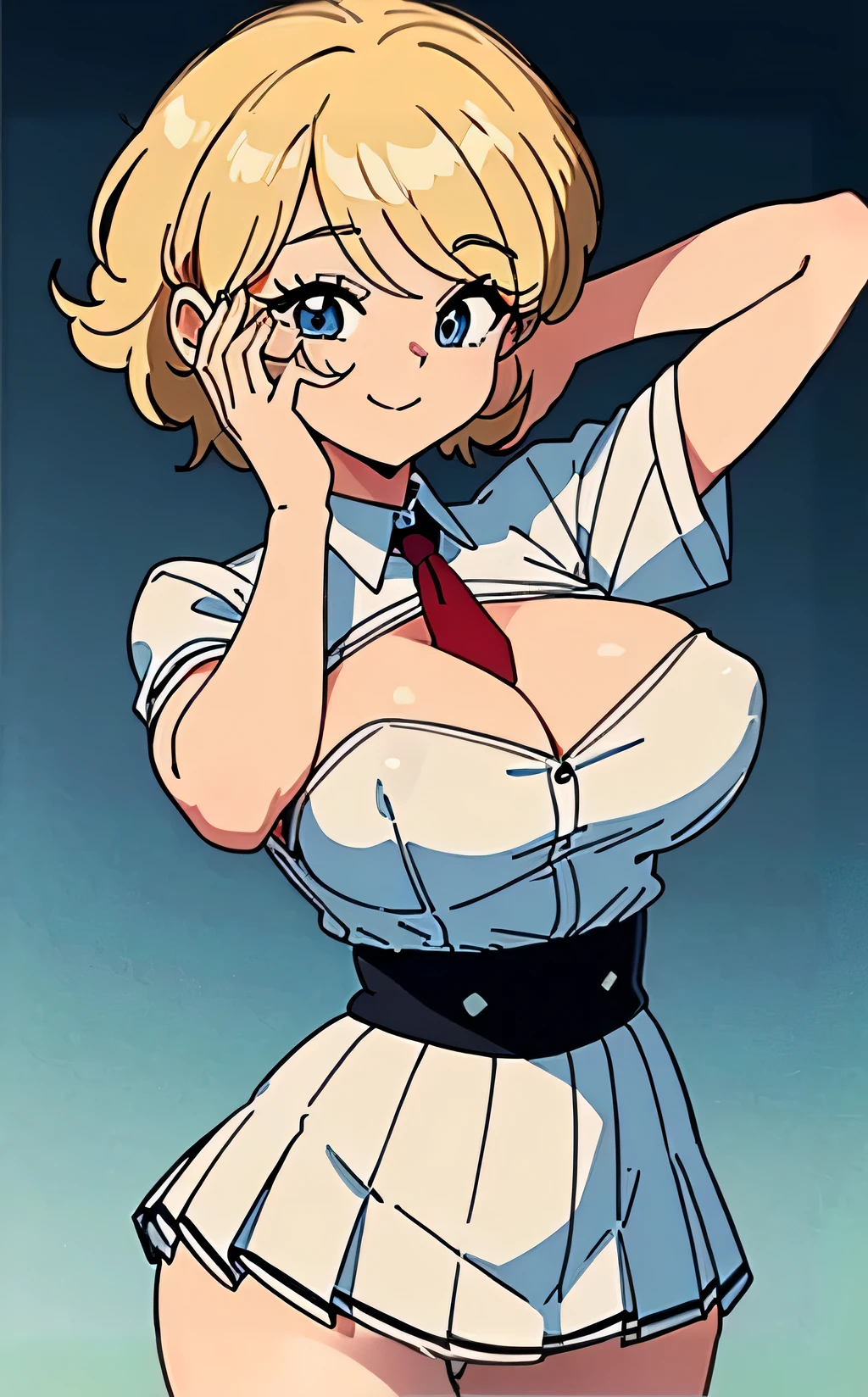 blonde hair, transparent background