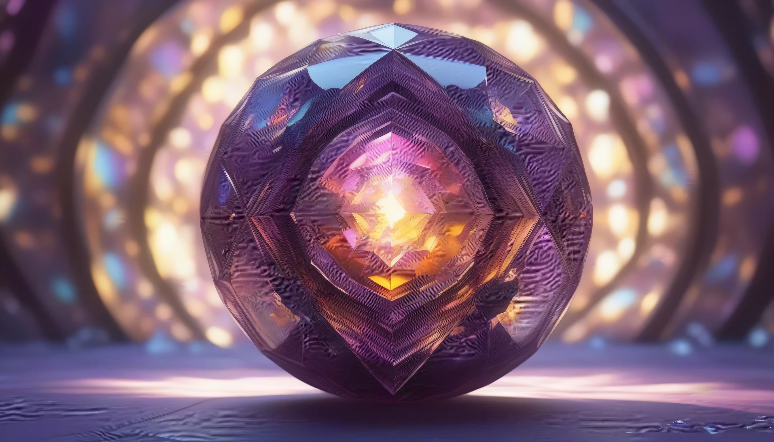 (best quality,4k,highres,masterpiece:1.2),ultra-detailed,(realistic,photorealistic,photo-realistic:1.37),3D Diamond gemstones crystallized Purple Glass box 3D Reflection Crosshatched in the style of luminosity,portraits,vivid colors,sharp focus,physically-based rendering,studio lighting,ultra-fine painting,bokeh,horror,sci-fi,concept artists,landscape