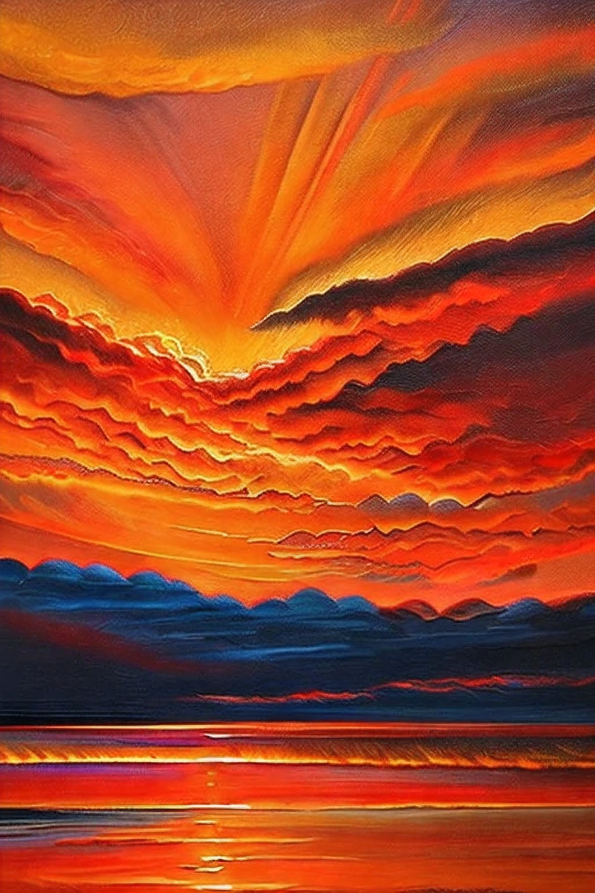 Fire sky