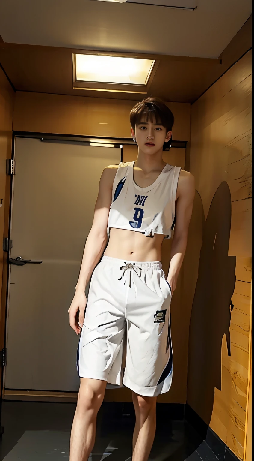 Naked basketball shorts