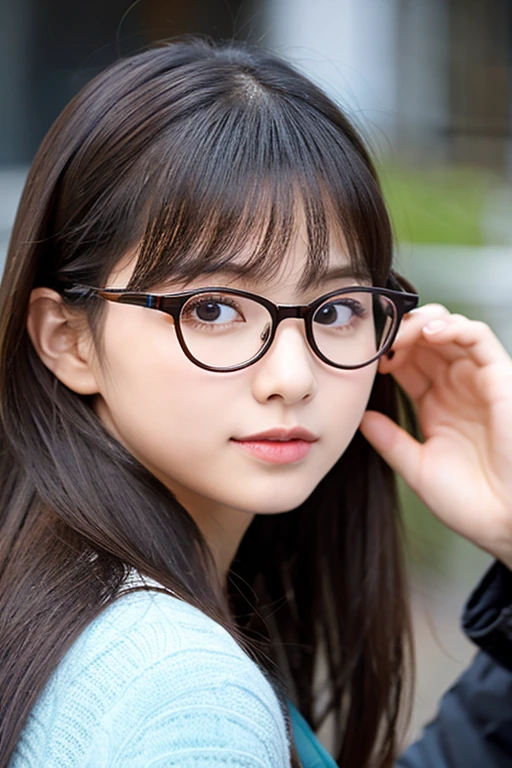 beautiful girl、Glasses Girl