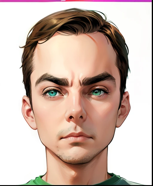 Sheldon Cooper, Jim Parsons, extremamente realista, camiseta Lanterna Verde, muito lindo, The Bing Theory, 