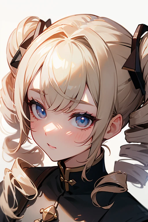 masterpiece, highest quality, Very detailed, Hair is twin drill、cute、beauty、sharp、Embarrassing、