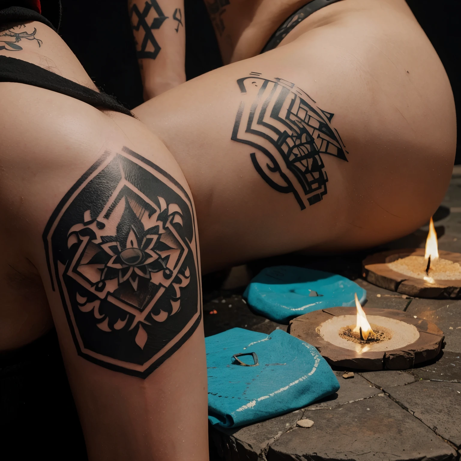 Create a tattoo on the 4 elements
