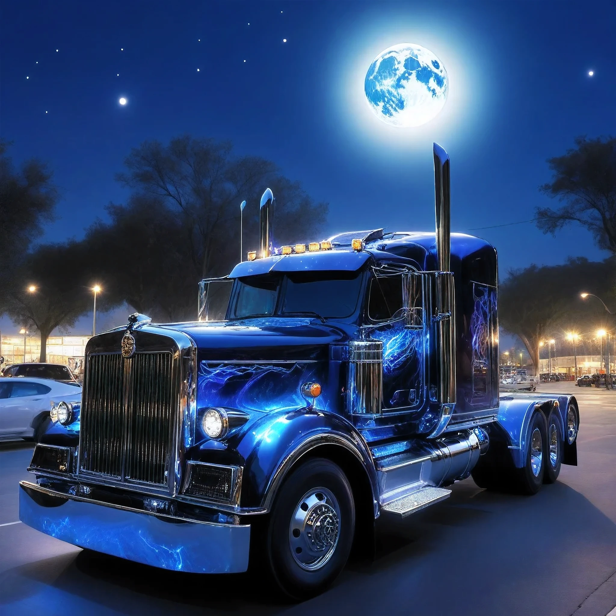 # The Super SinisterTruck
In the heart of the city, where neon lights dance,
There roared a mighty truck, a true marvel of chance.# The Super Truck
In the heart of the city, where neon lights dance,
There roared a mighty truck, a true marvel of chance.
Its wheels spun like galaxies, chrome gleaming bright,
A symphony of horsepower, under the moon's soft light.
## The Hood, a Cosmic Canvas
Upon its hood, a cosmic canvas unfurled,
Painted by stardust and dreams of the world.
Nebulas swirled, meteors streaked in flight,
As constellations whispered secrets through the night.
## Headlights, Twin Suns
Its he
Its wheels spun like galaxies, chrome gleaming bright,
A symphony of horsepower, under the moon's soft light.
## The Hood, a Cosmic Canvas
Upon its hood, a cosmic canvas unfurled,
Painted by stardust and dreams of the world.
Nebulas swirled, meteors streaked in flight,
As constellations whispered secrets through the night.
## Headlights, Twin Suns
Its headlights blazed like twin suns at dawn,
Guiding lost souls, weary travelers drawn.
Through interstellar highways, it cruised with grace,
A celestial chariot in this earthly space.
## Exhaust Pipes, Volcanic Vents
From its exhaust pipes, volcanic vents erupted,
Spewing cosmic flames, dreams uncorrupted.
The asphalt trembled, stars blinked in surprise,
As the super sinister truck roared, defying the skies.
## Tires, Celestial Orbits
Each tire spun like a planet in orbit's embrace,
Leaving comet trails, a celestial race.
Gravity surrendered, time bent its knee,
For this super truck transcended reality.
## Tailgate, Portal to Adventure
And the tailgate? Ah, that was the key,
A portal to realms where imagination ran free.
Step aboard, dear traveler, buckle up tight,
For the super truck awaits, ready for flight.
So next time you glimpse a truck with cosmic flair,
Remember the legend of the sinister Lucifer super truck rare.
Decked out in wonder, fueled by dreams,
It roams the highways, where reality gleams.