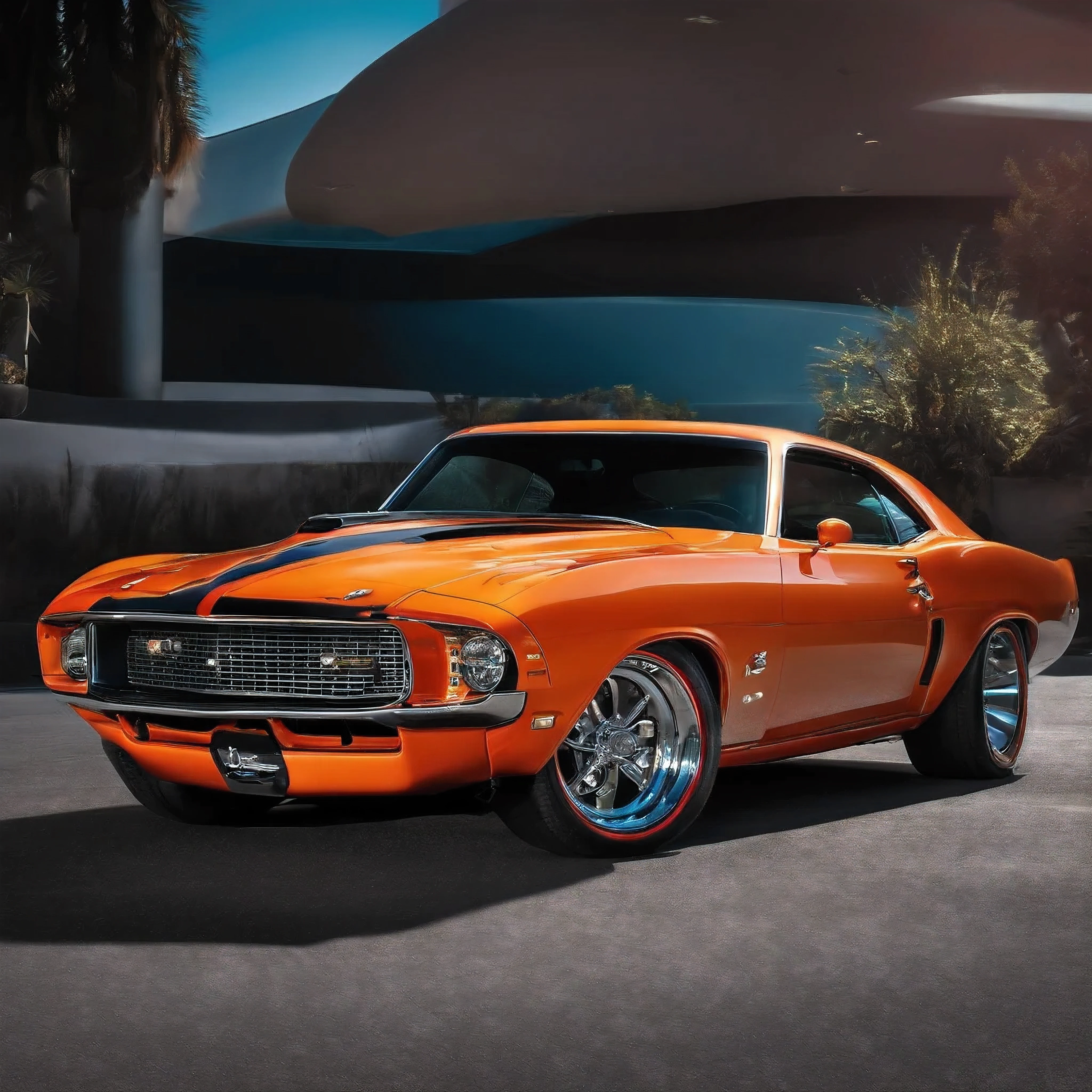 Super exotic musclecar